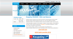 Desktop Screenshot of koupelny-rousar.cz